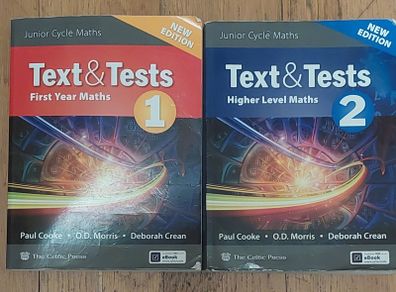 Maths books Text & Test 1 & 2