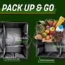 NEW SALE |  Car Boot Organiser (Black) - Storage with Tie Down Straps, Best for Tidy Auto Organization & Boot Bag Maintenance Image 4