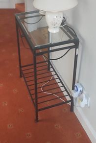 Glass top occasional tables