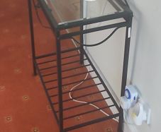 Glass top occasional tables