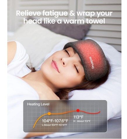 RENPHO Electric Head Massager with Heat, Compression Headache/Migraine Relief