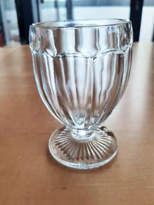 Vintage ice cream soda glass