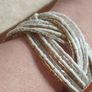Braided beaded bracelet. Image 3