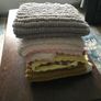 Pom Pom Hand Made Baby Blanket Image 2