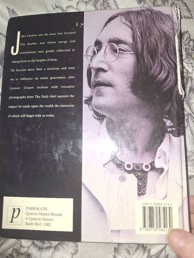 John Lennon .. Hard Back Book Unseen Archives