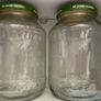 Big glass jars with lids Washed empty glass 2,5 litres Ideal for storing items, crafts etc Image 2