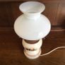 Vintage Electric oil style lamp hunt scene tally ho Image 2