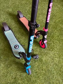 Pair of G-Start kids electric scooters