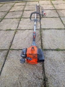 Oleo-Mac long reach hedge trimmer