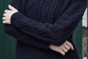 Aran Knit 100% wool sweater