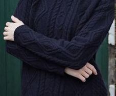 Aran Knit 100% wool sweater