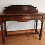 Hall console table oak Image 3