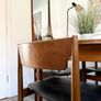 Vintage Retro Mid Century Teak and Beech Dining Table and Chairs Edmund Homa Image 6