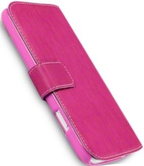 New Samsung I9500 Galaxy S4 Covert Brand Slim Pu Leather Wallet Case Cover Black/red/white/purple