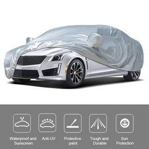 Universal Full Car Cover Indoor Outdoor Sunscreen Heat Sun UV Protection Dustproof Anti-UV Scratch-Resistant Sedan Car Styling