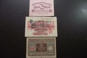 Germany. Darlehnskassenschein 3 Notes@2 Mark (1914+1920+1922)