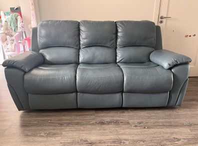 3 Seater Leather Recliner Sofa