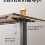 Electric Standing Desk Height Adjustable For Gaming and Computer, 120 x 60cm Sit Stand Image 6