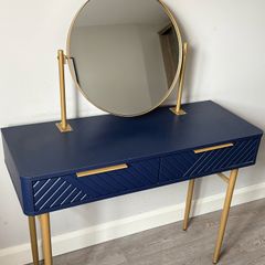 Dressing table and bedside locker matching set