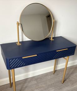 Dressing table and bedside locker matching set