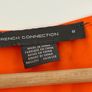 French Connection Orange Wrap Dress Size 8 Image 3