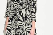 dress Bnwt Cecil black &amp; cream linen mix dress