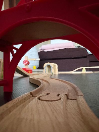 Wooden Train Track Set