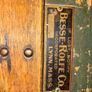 Antique 1912 Trunk with Original Stamp plate Image 5