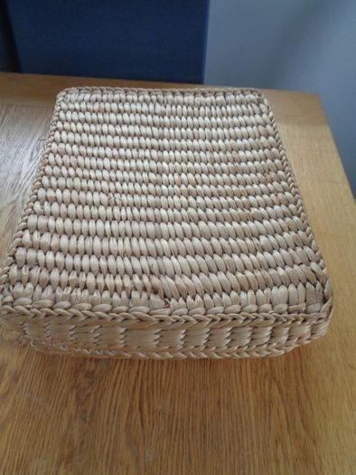 Vintage Wicker Suitcase for Sale