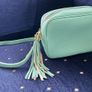 Leather handbag made in Italy Image 10