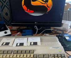 Amiga 500+  Recapped + 2MB RAM + Mouse + Joystick + Games + Modulator