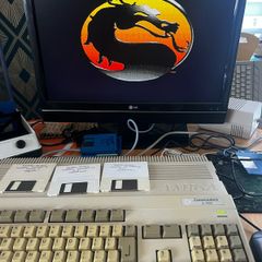 Amiga 500+  Recapped + 2MB RAM + Mouse + Joystick + Games + Modulator