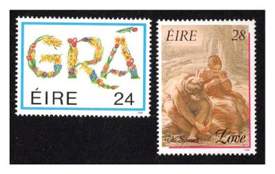 1989 Ireland Love Commemorative Stamps Mint Never Hinged (MNH)