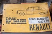Manual Renault 16 models R1152 and R1153 produced between 1968 and 1972, Postage Available or Collection