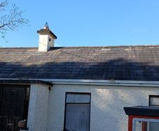 Salvaged roof slates