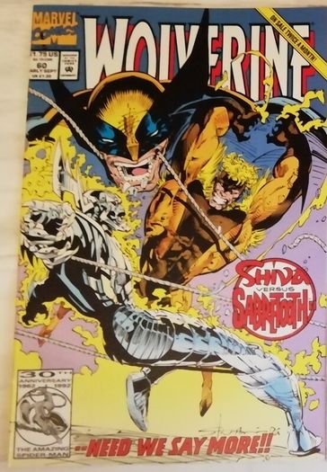 Wolverine #60 Sabretooth Appearance (1992)