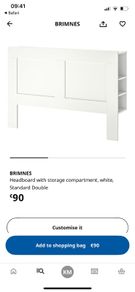 brimnes double headboard