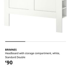 brimnes double headboard