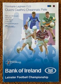 2005 Kildare v Westmeath & Laois v Offaly - GAA Leinster Senior Football Quarter Finals Programme
