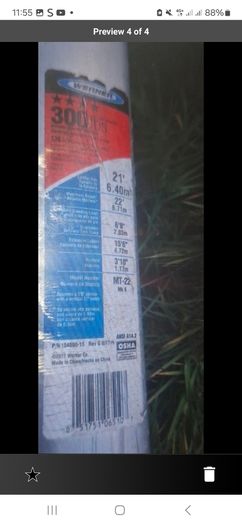 14ft Reach Height Multi-Position Ladder, 300lb load capacity 13ft Type IA MT-13