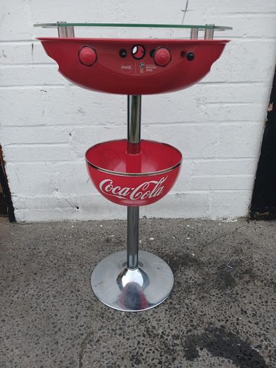 bistro table/Ultra-Rare Coca-Cola 2018 World Cup Foosball Bistro Table & Cooler