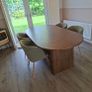Mid Century Walnut table with chairs Image 3