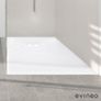 evineo ineo rectangular shower tray L: 140 W: 100 H: 3.1 cm Image 4