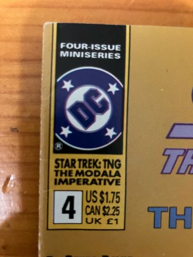 Comic: 'Star Trek The Next Generation' no. 4 / 1991