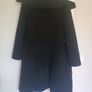 Calvin Klein Black Wool-Blend Belted Midi Coat - Size 42 (Excellent Condition) Image 5