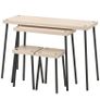 Nesting tables with stools set of 4 New Image 2