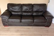 Leather 3 Seater Sofa