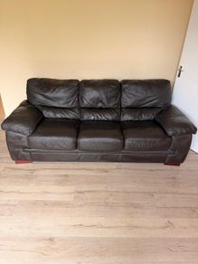 Leather 3 Seater Sofa