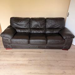 Leather 3 Seater Sofa