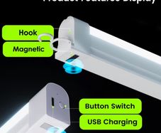 This Portable Light Is USB Rechargeable And Features a Long-Lasting Battery